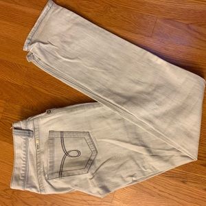 ROXY GREY JEANS - size 1 fits like a 3